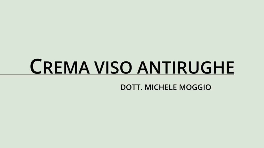 crema viso antirughe